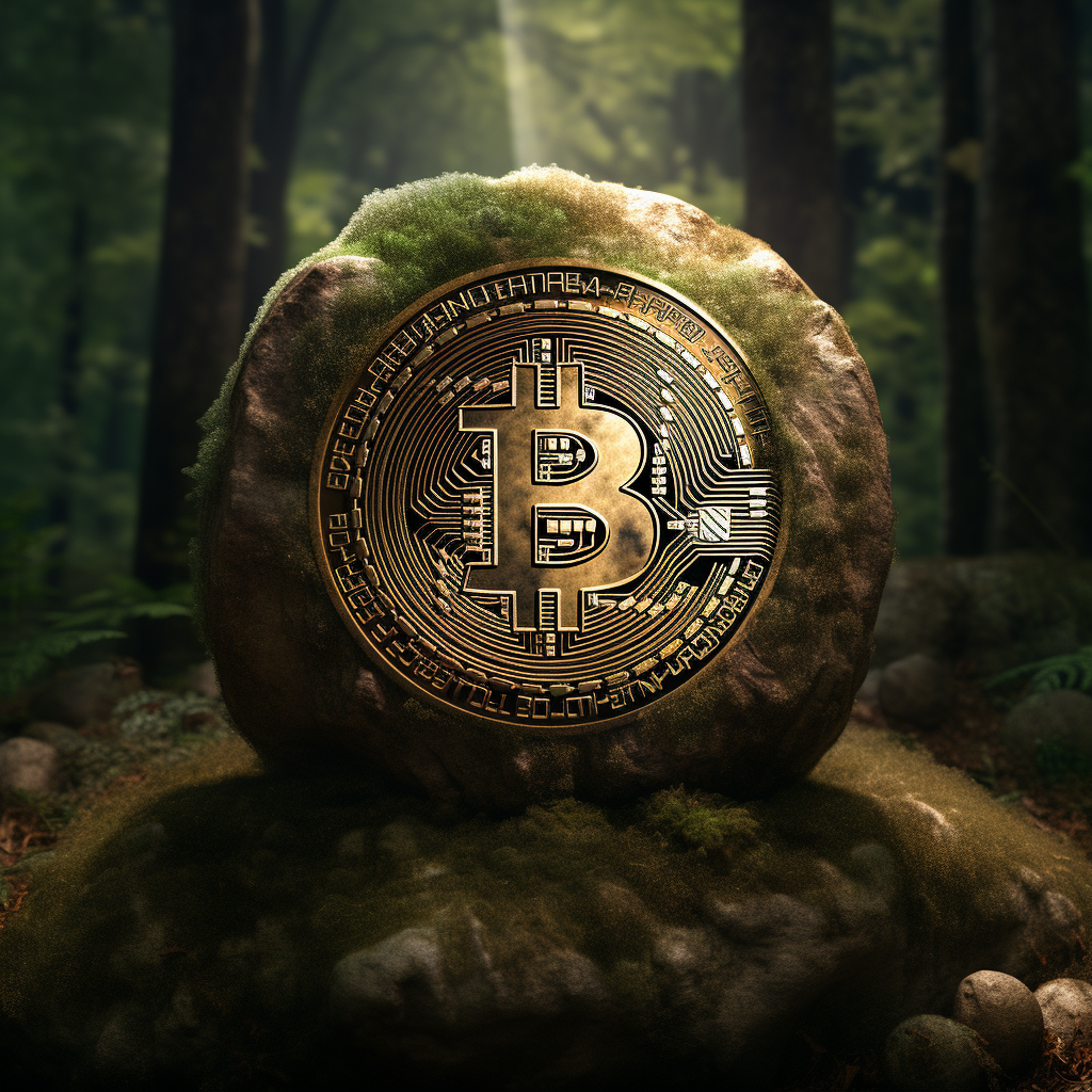 Bitcoin in Stone Forest