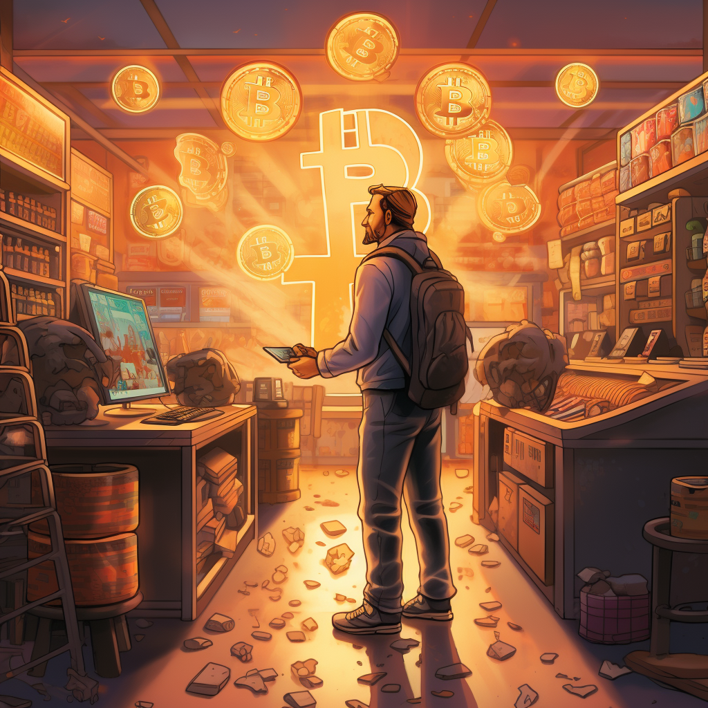 Illustration depicting Bitcoin's fixed supply concept