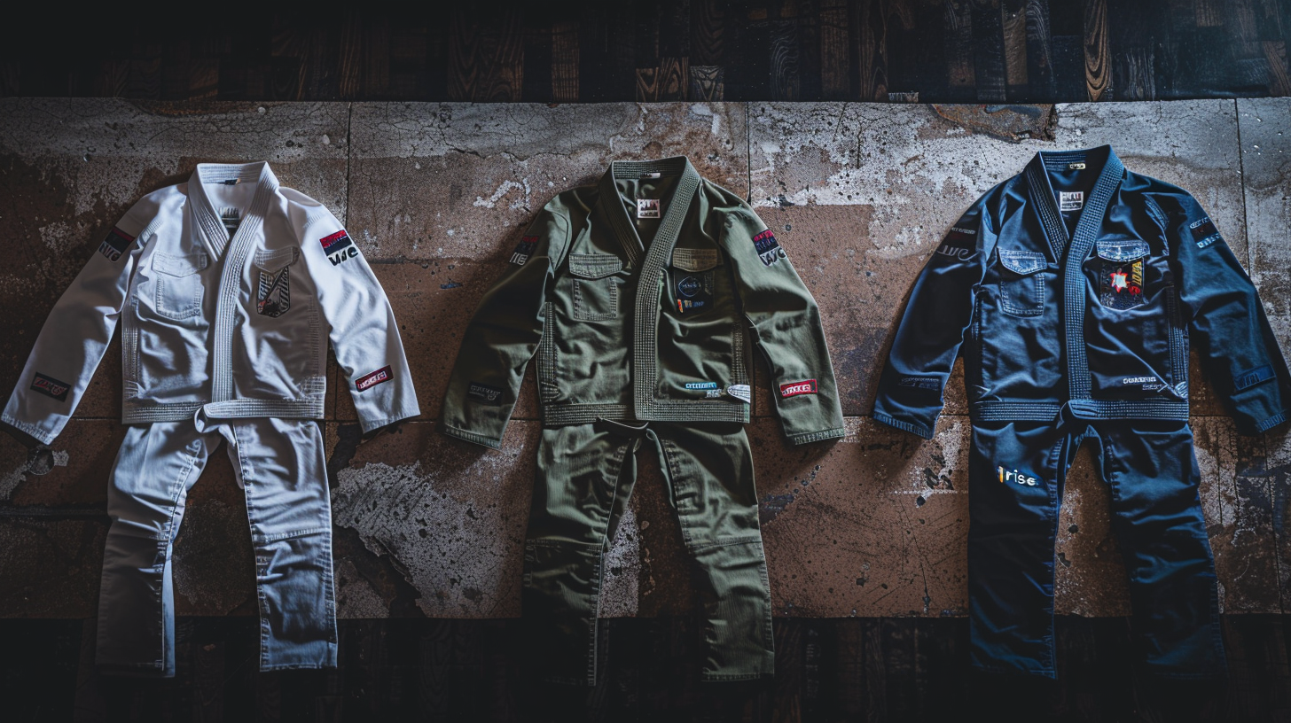 BJJ Gi Jackets Trousers Colors