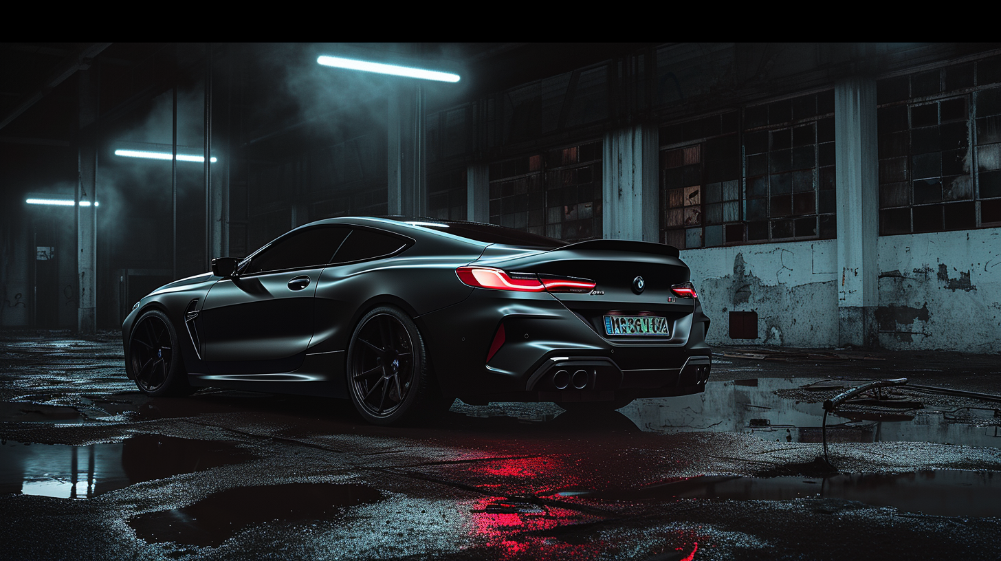 Black 2020 BMW M8 Wallpaper