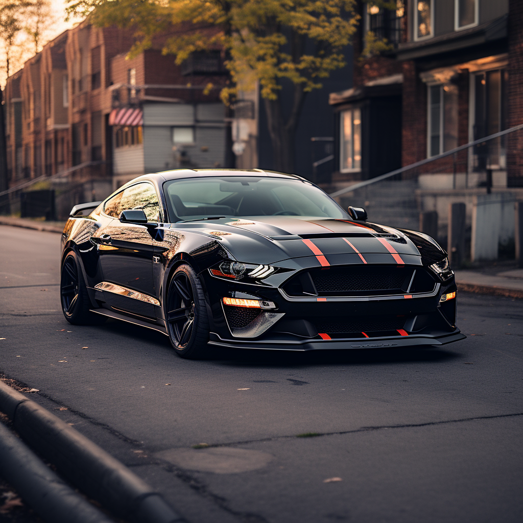 Black 2022 Ford Mustang GT