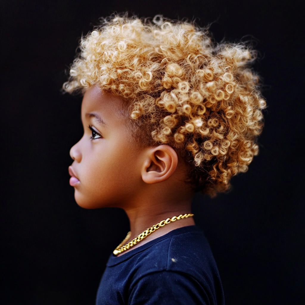 Muscular Black Boy Toddler Profile