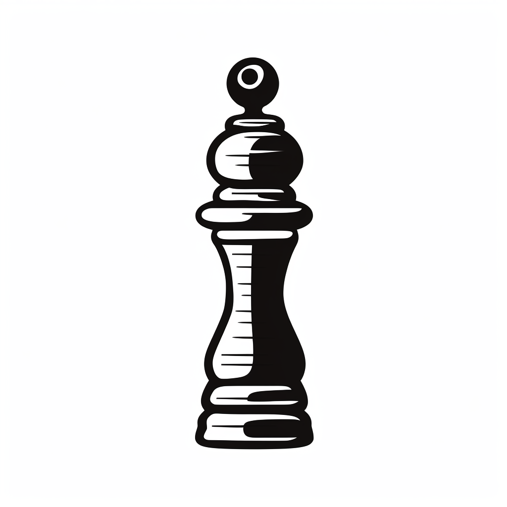 Black Drawing Pepper Mill Icon