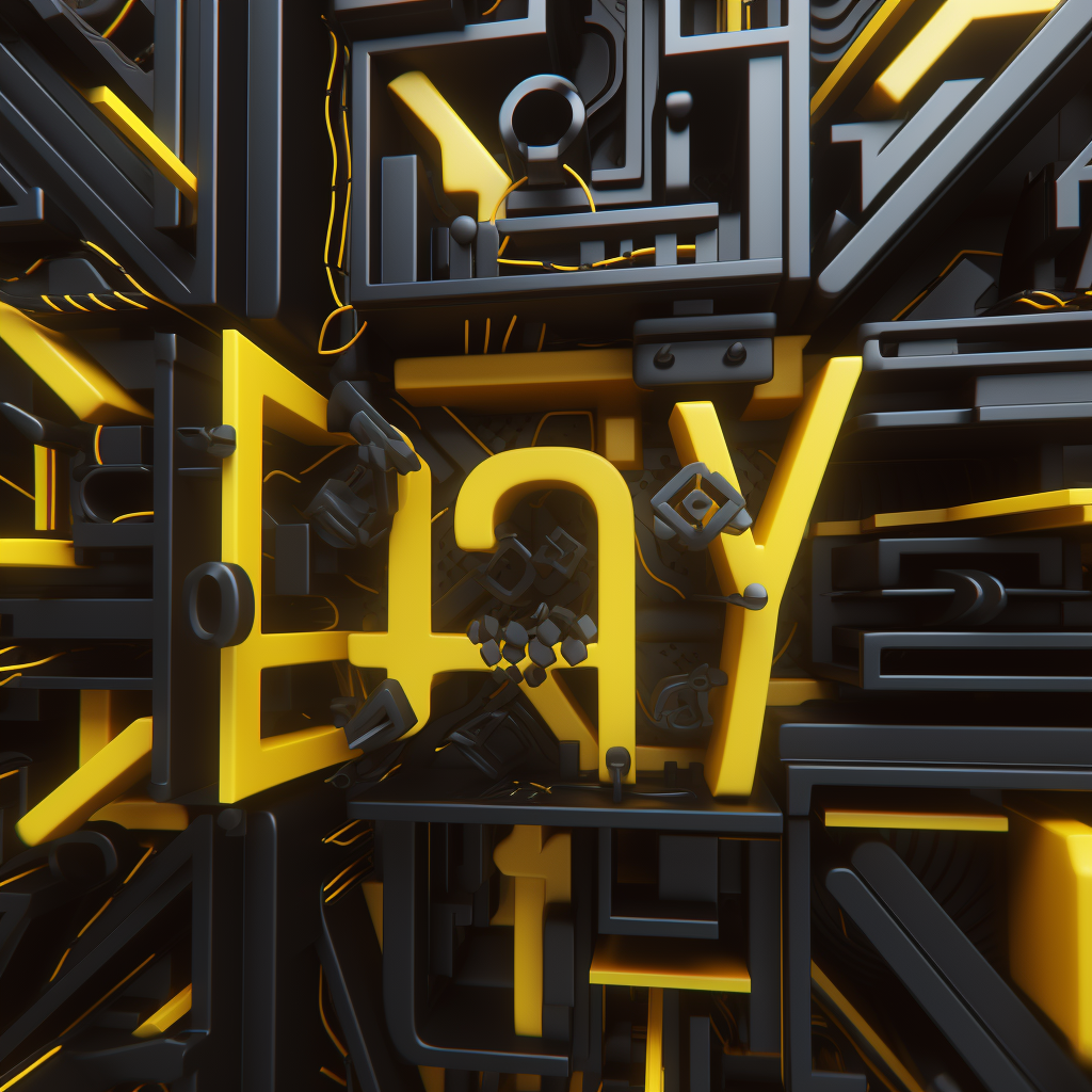 Black Friday 3D Lettering Image