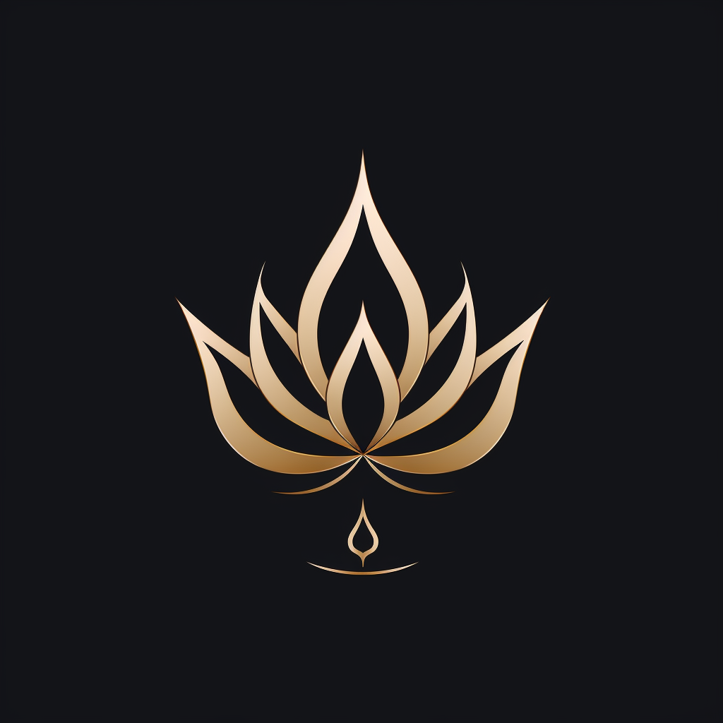 Beautiful lotus medical spa logo design