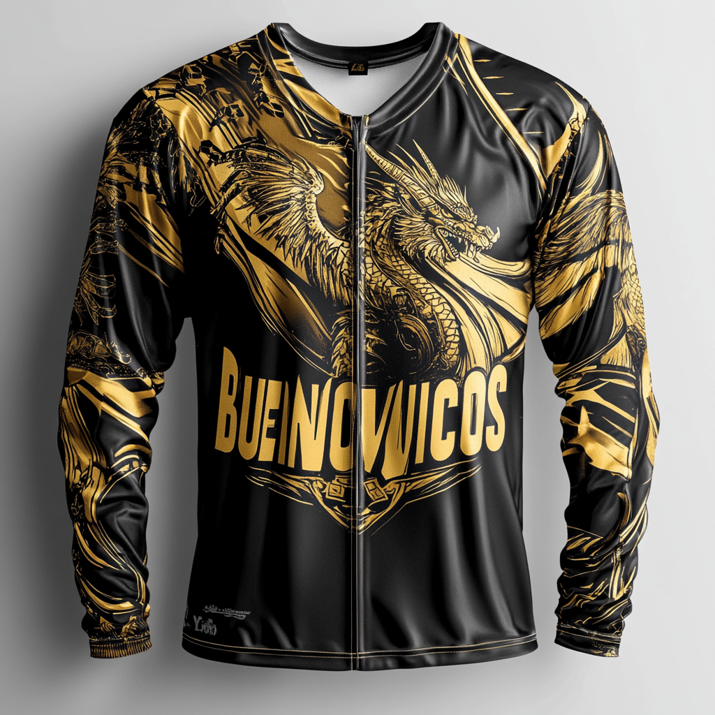 Black Gold Motocross Aztec Shirt