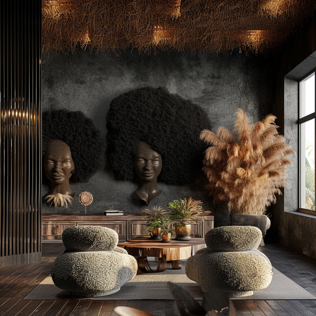 Black Hair Interior Design