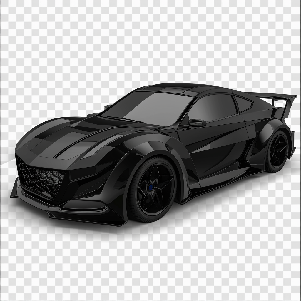 Black Hyundai S111 Sports Car