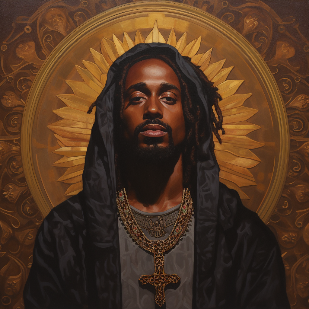 Representation of Black Jesus  (max 6 words).