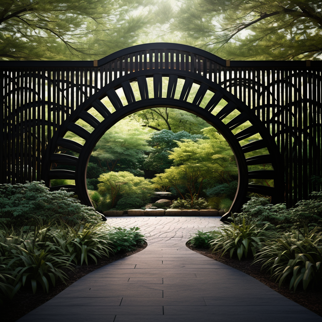 Zen Garden Fence View