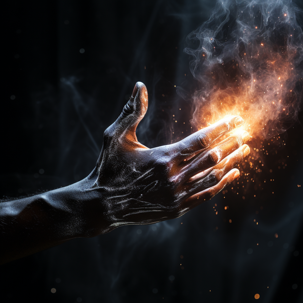 Dark Energy Hand HD Detail