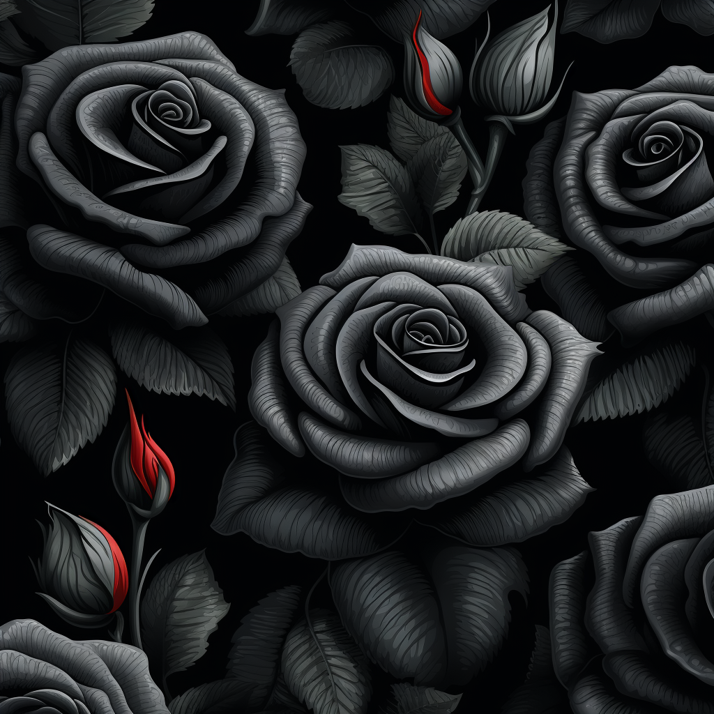 Beautiful black rose wallpaper background