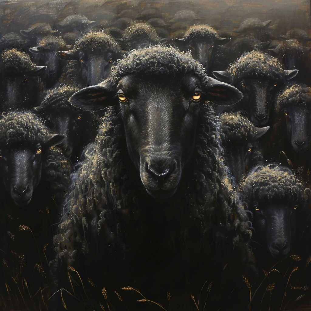 Black Sheep Fighting for Power