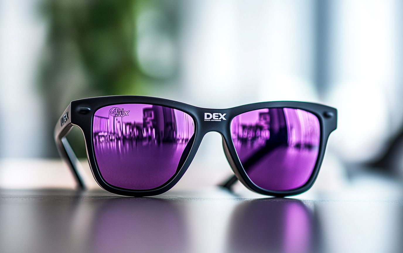 Purple Tinted DEX Sunglasses