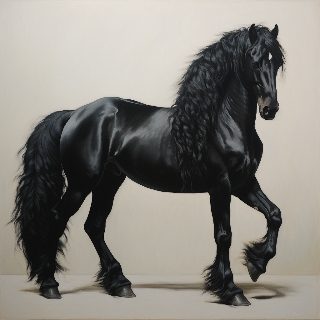 Black Trojan in 19th-century oil painting