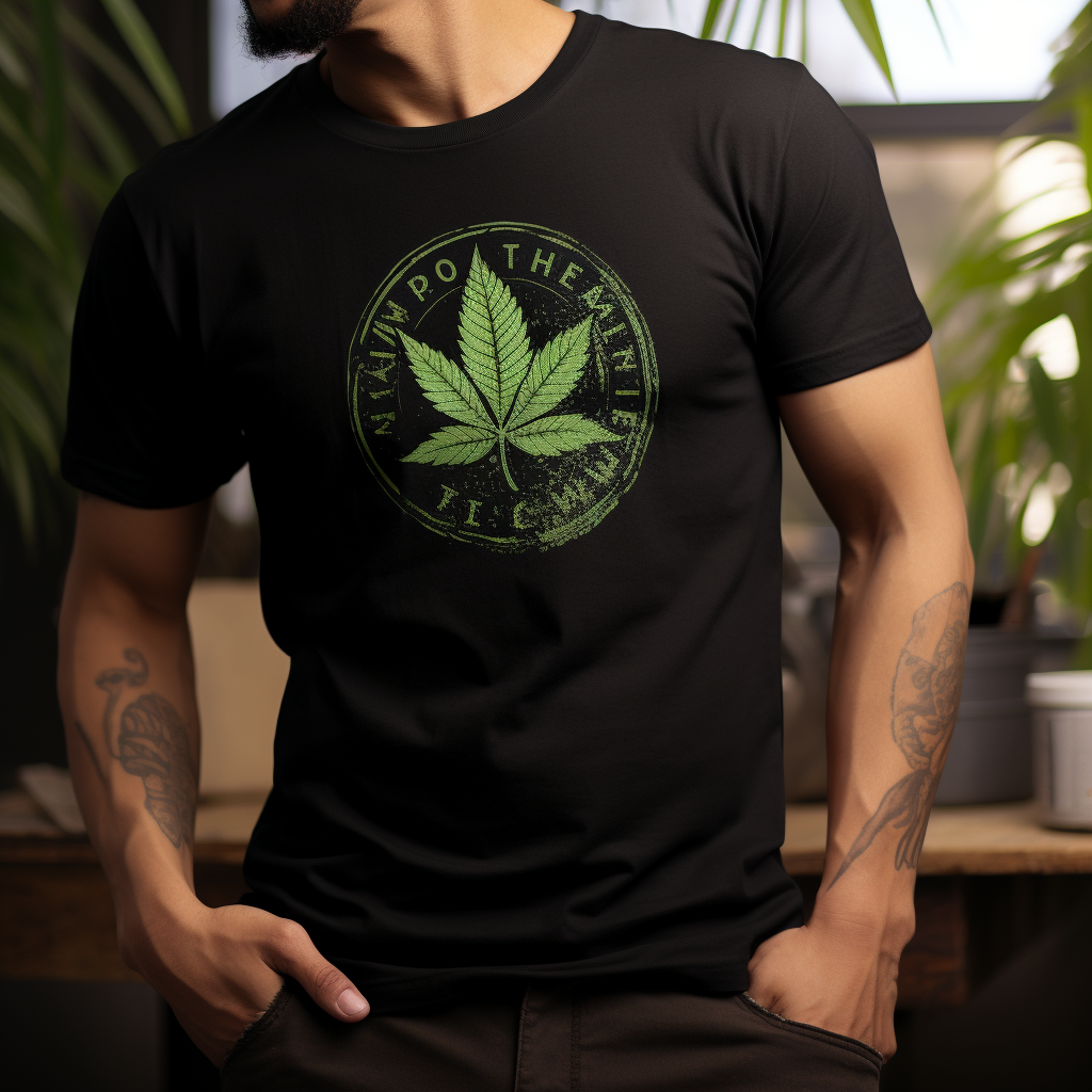 Black T-Shirt with Maeng Da Graphic Kratom Design  ?