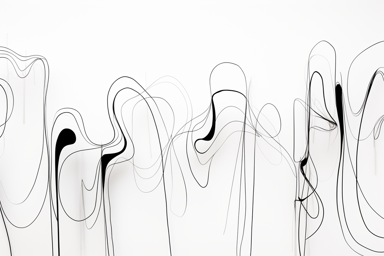 Abstract Minimalist Line Drawings