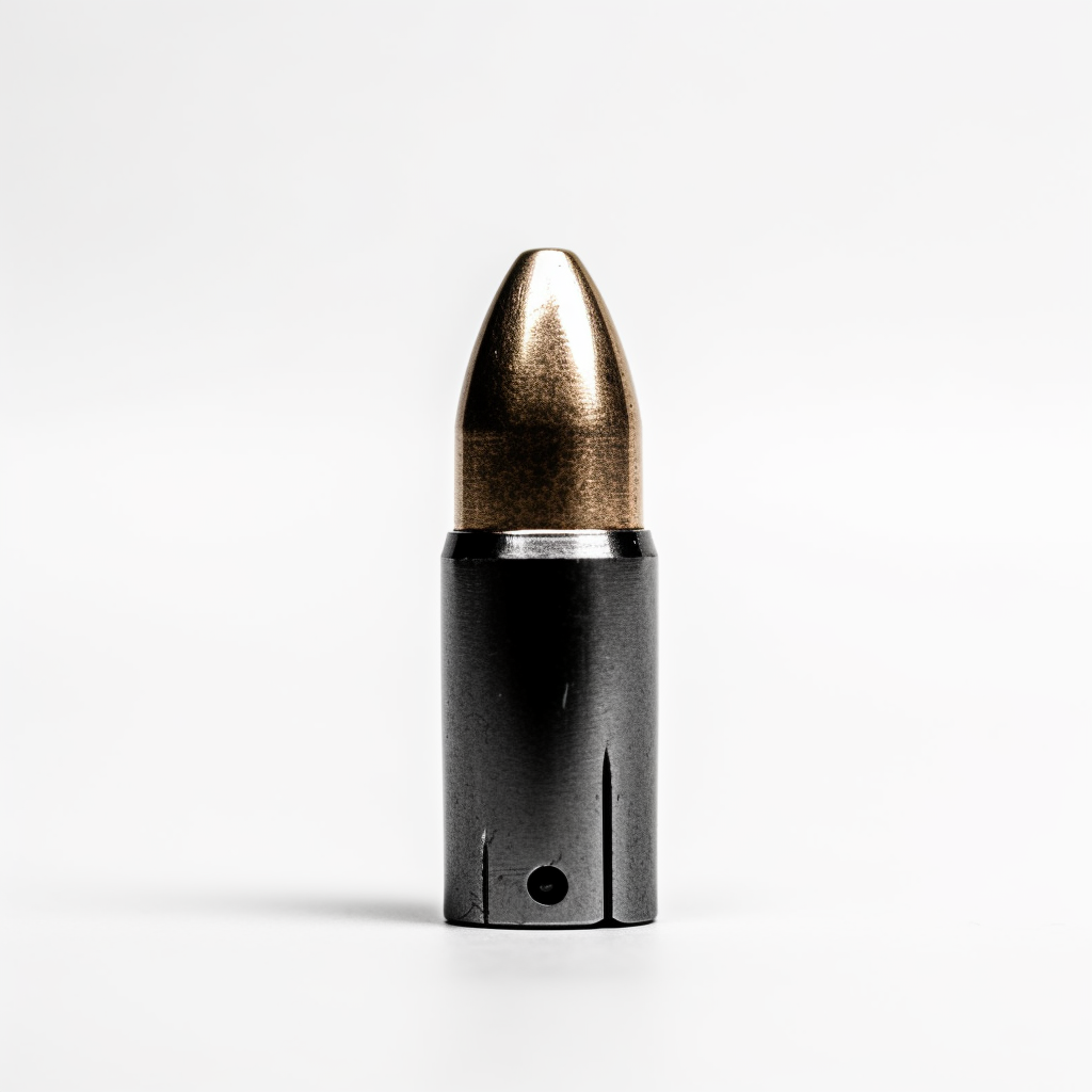 Closeup of Empty Bullet Casing