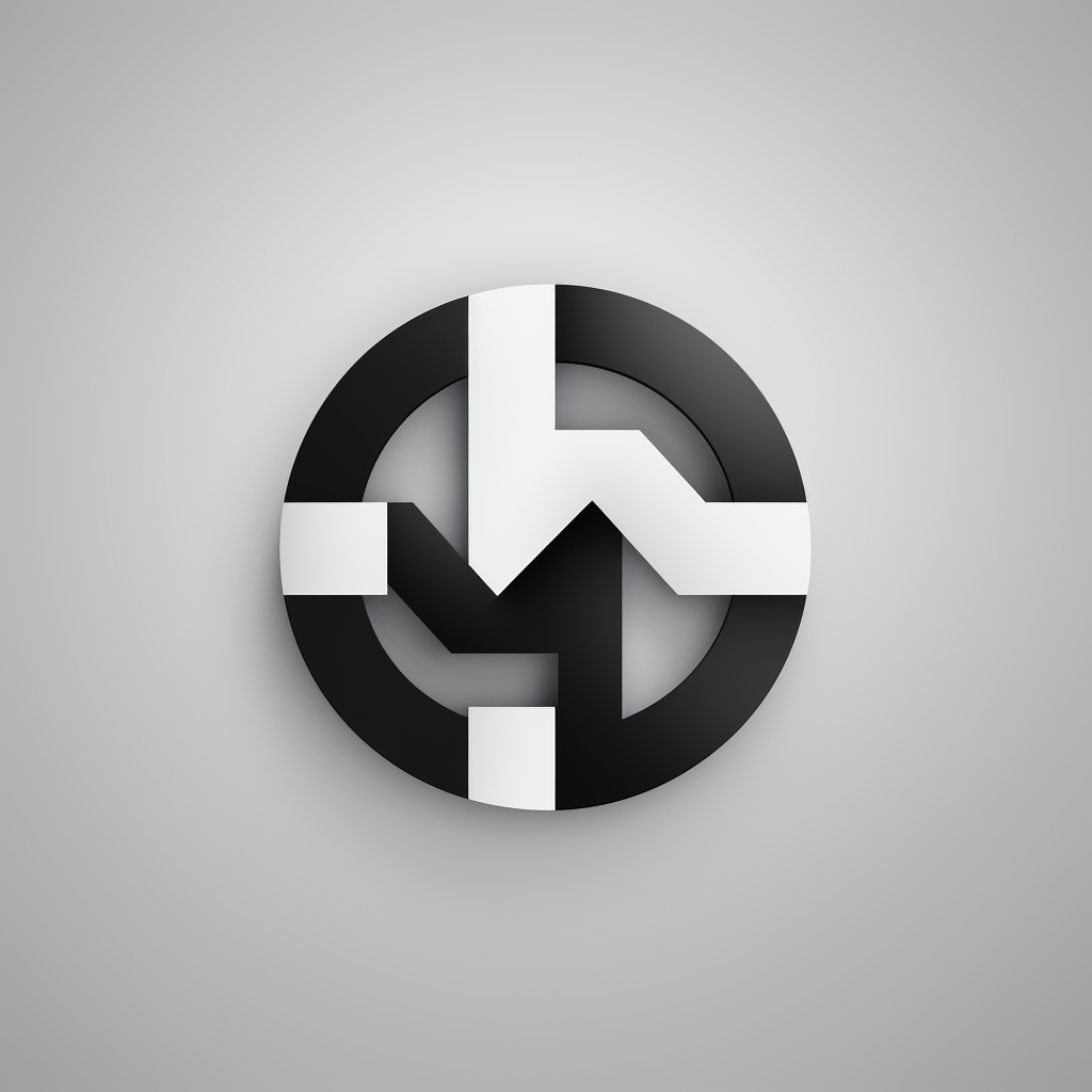 Clean and Sharp M-Logo with Connectivity and Adaptability