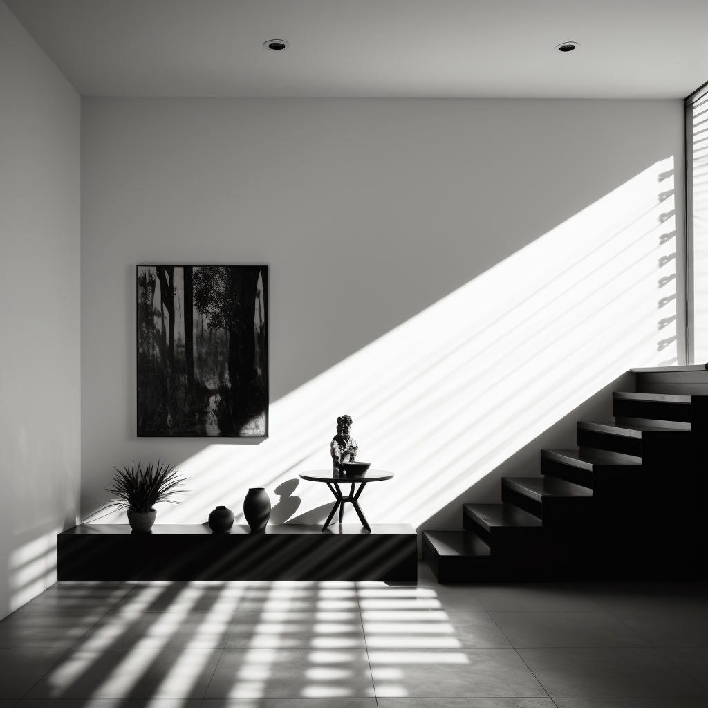 Modern Minimalistic Interior Design Shadow Light