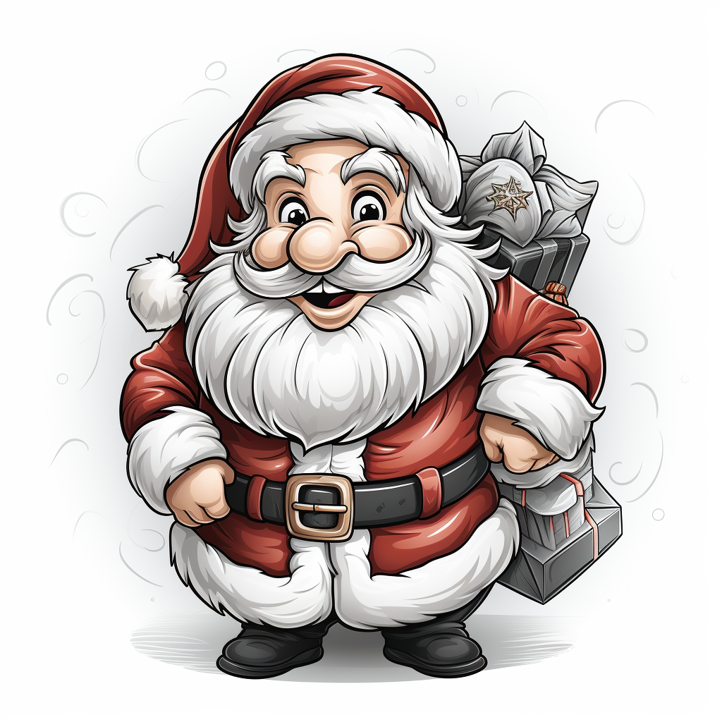 Santa Claus for Coloring Book