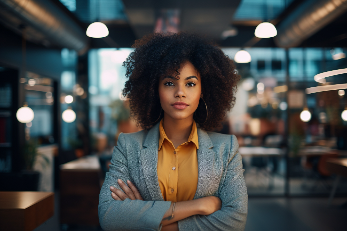 Black young woman building a strong support network