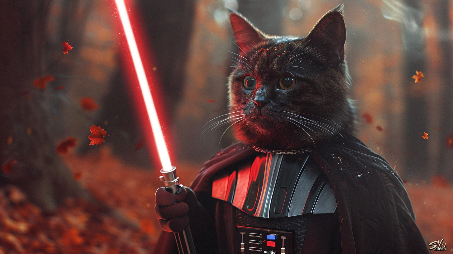 Black Cat Salem Darth Vader