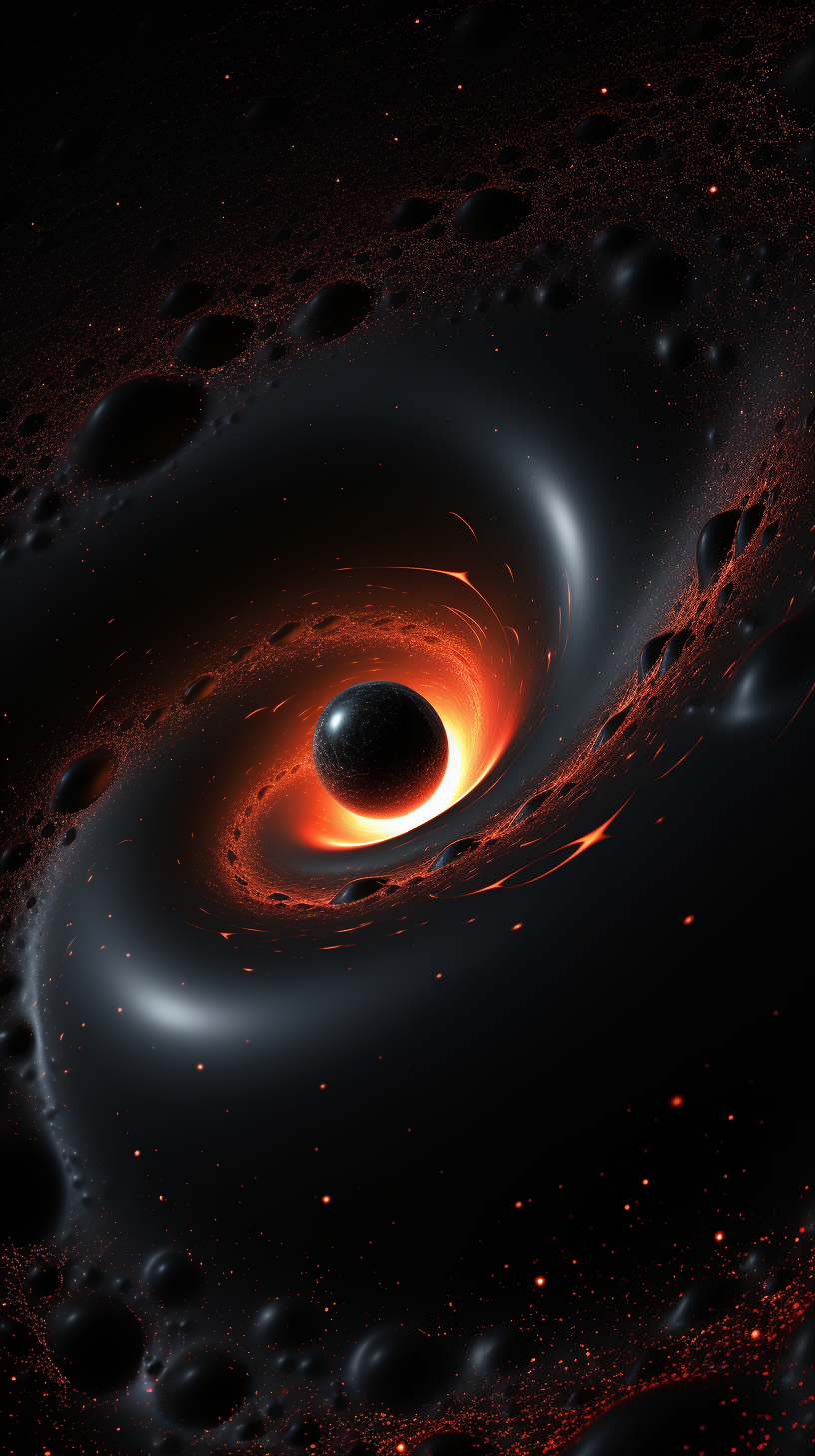 Illustration of Black Hole's Accretion Disk