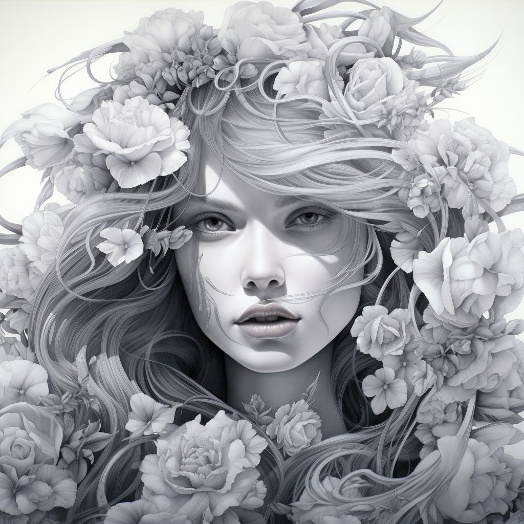 Black and white coloring fun