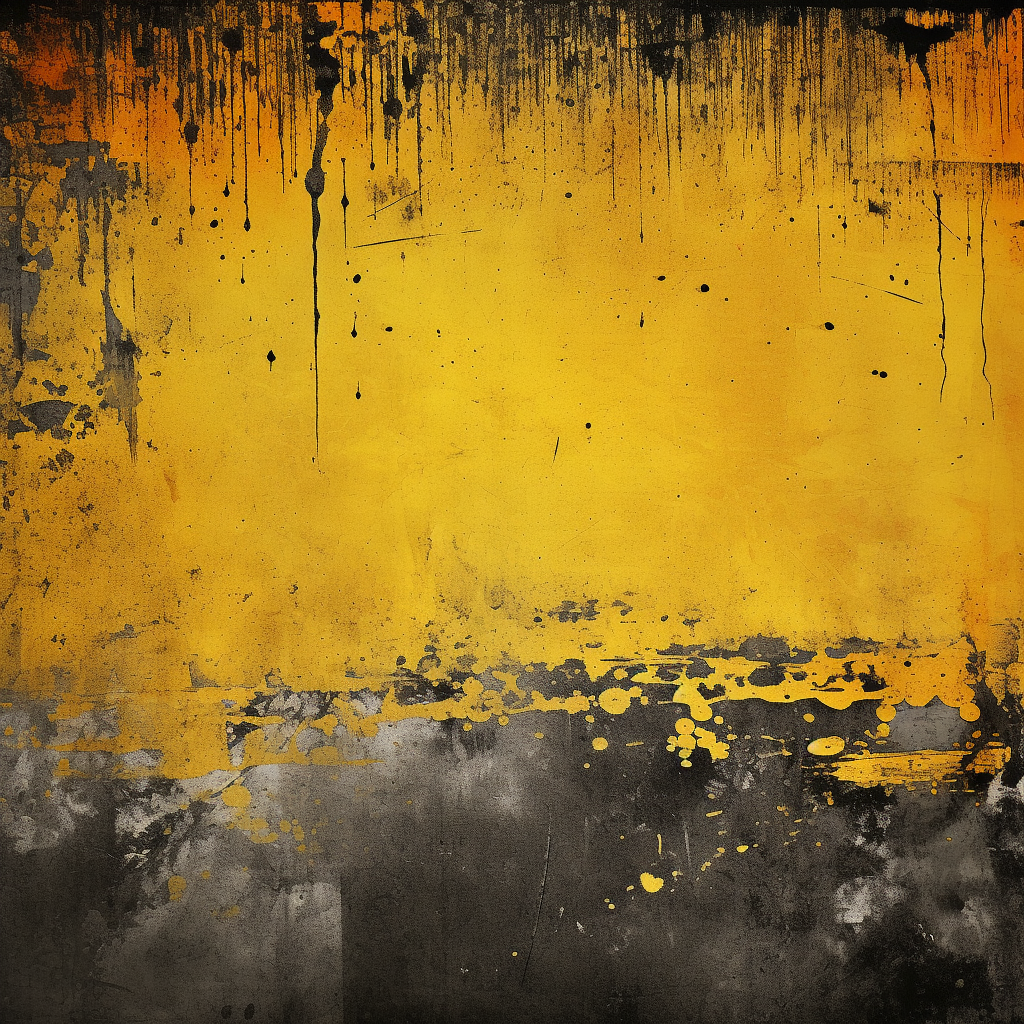 Black and yellow grunge background for commercial presentation