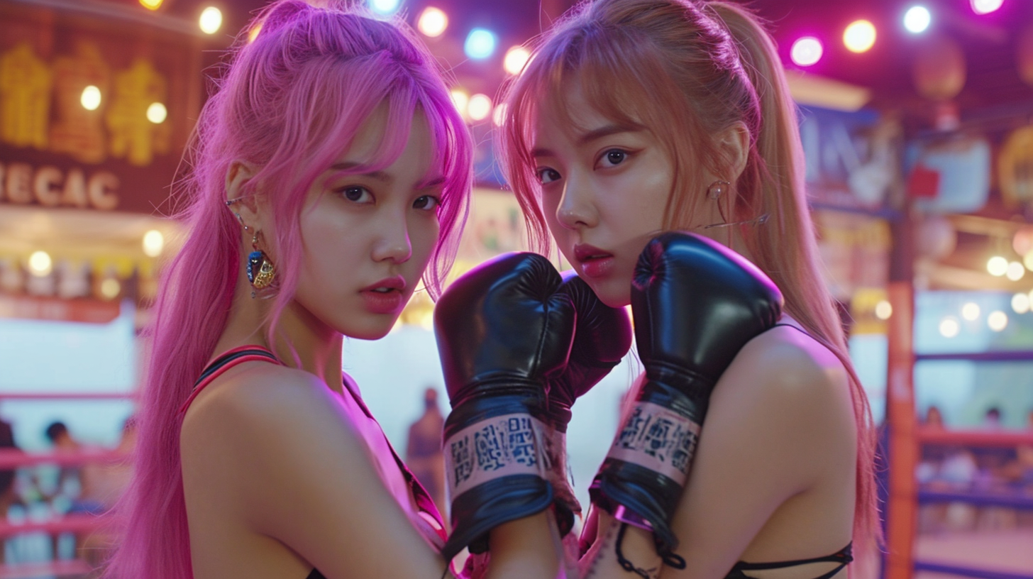 Blackpink K-Pop Fight Thai Boxing