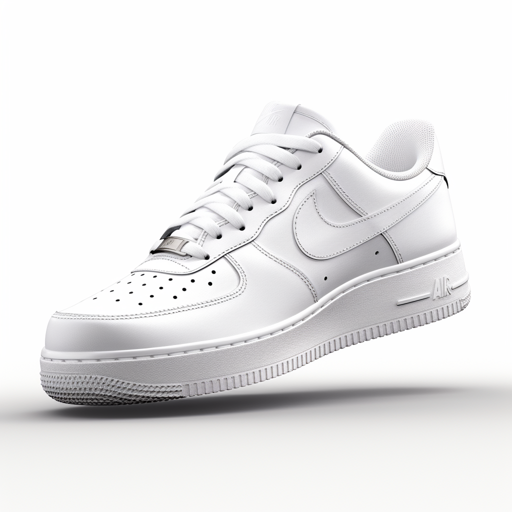 White Nike Air Force 1 Sneakers