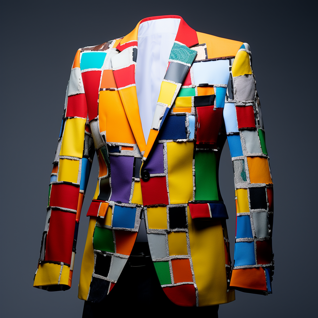 Fashionable blazer with Windows logo