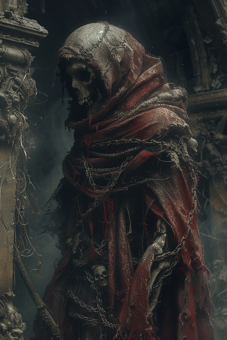 Bloodborne Necromancer Dark Fantasy Art