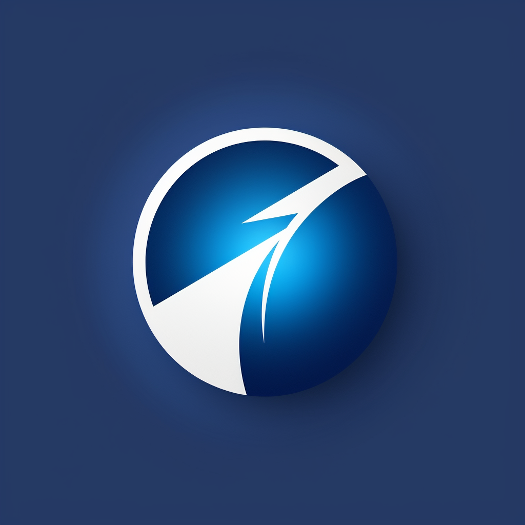 Logo of Blue Arc Solar with solar panel lightning bolt