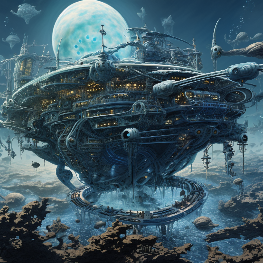 Starship chaos aboard The Blue Oyster