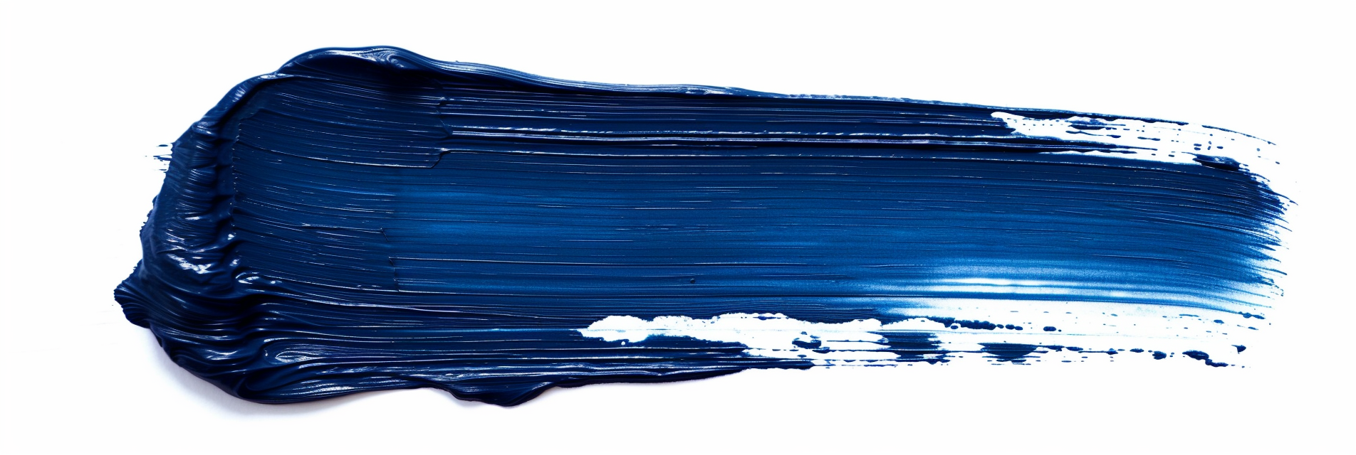 Blue paint brush stroke smear texture