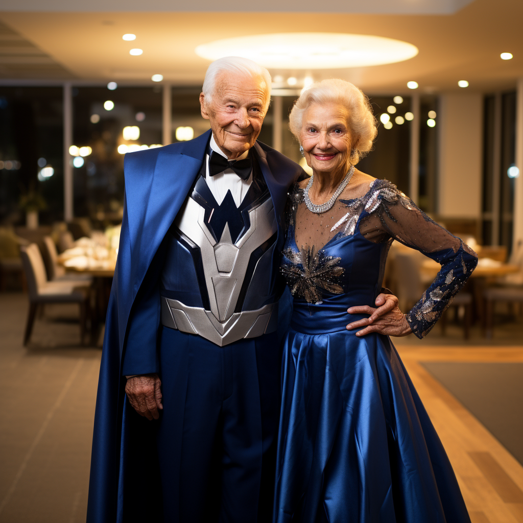 Super Hero Duo Celebrating 65th Wedding Anniversary