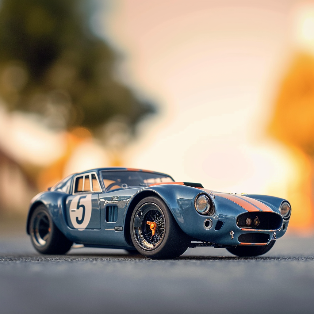 Blue Shelby Cobra Daytona speedster image