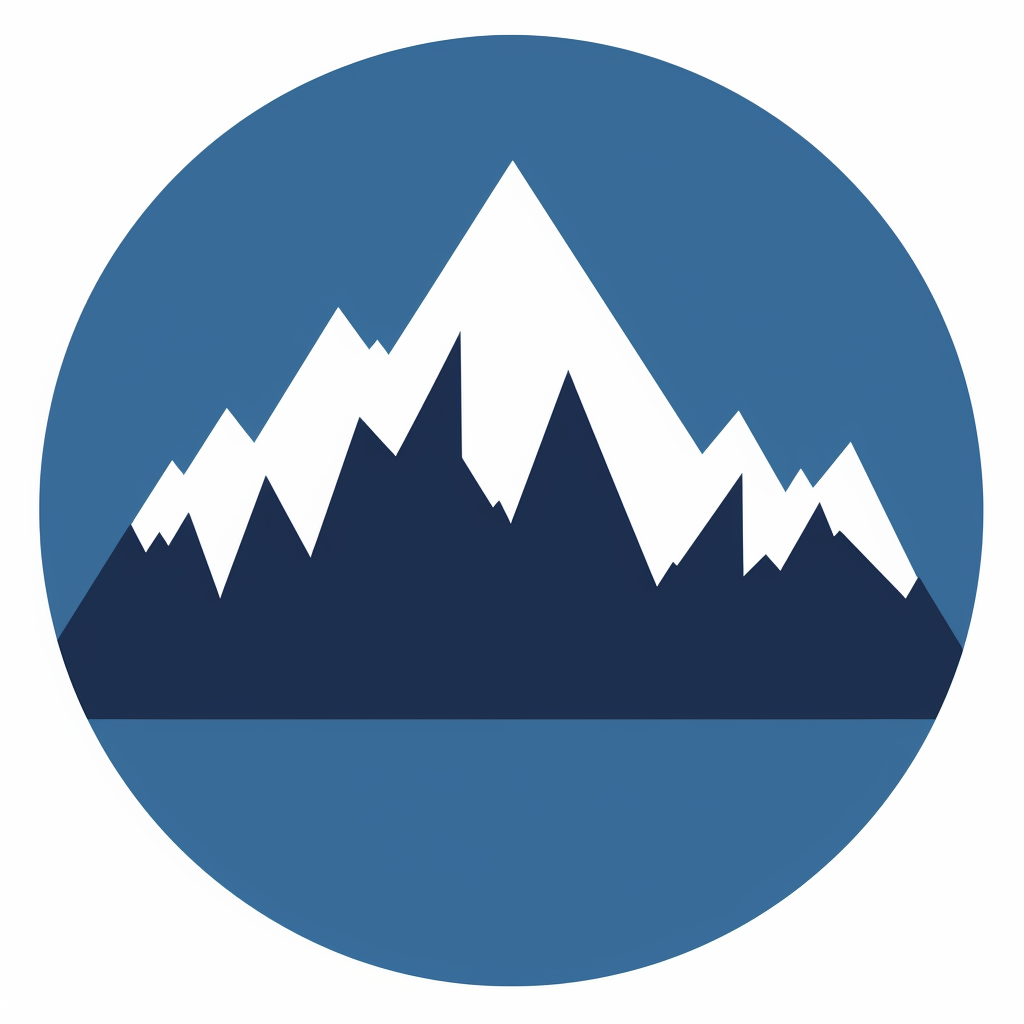 Blue Trend Chart Icon