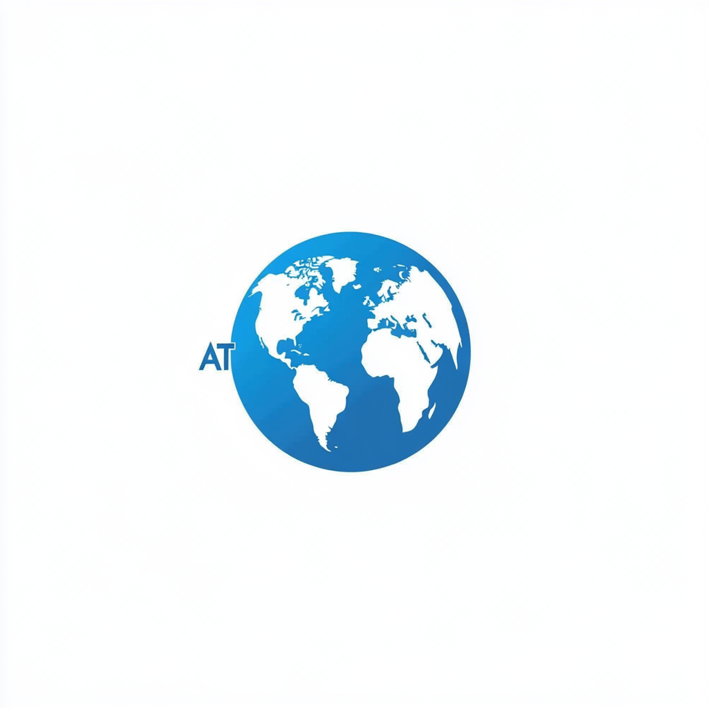 Blue Earth Logo on White Background