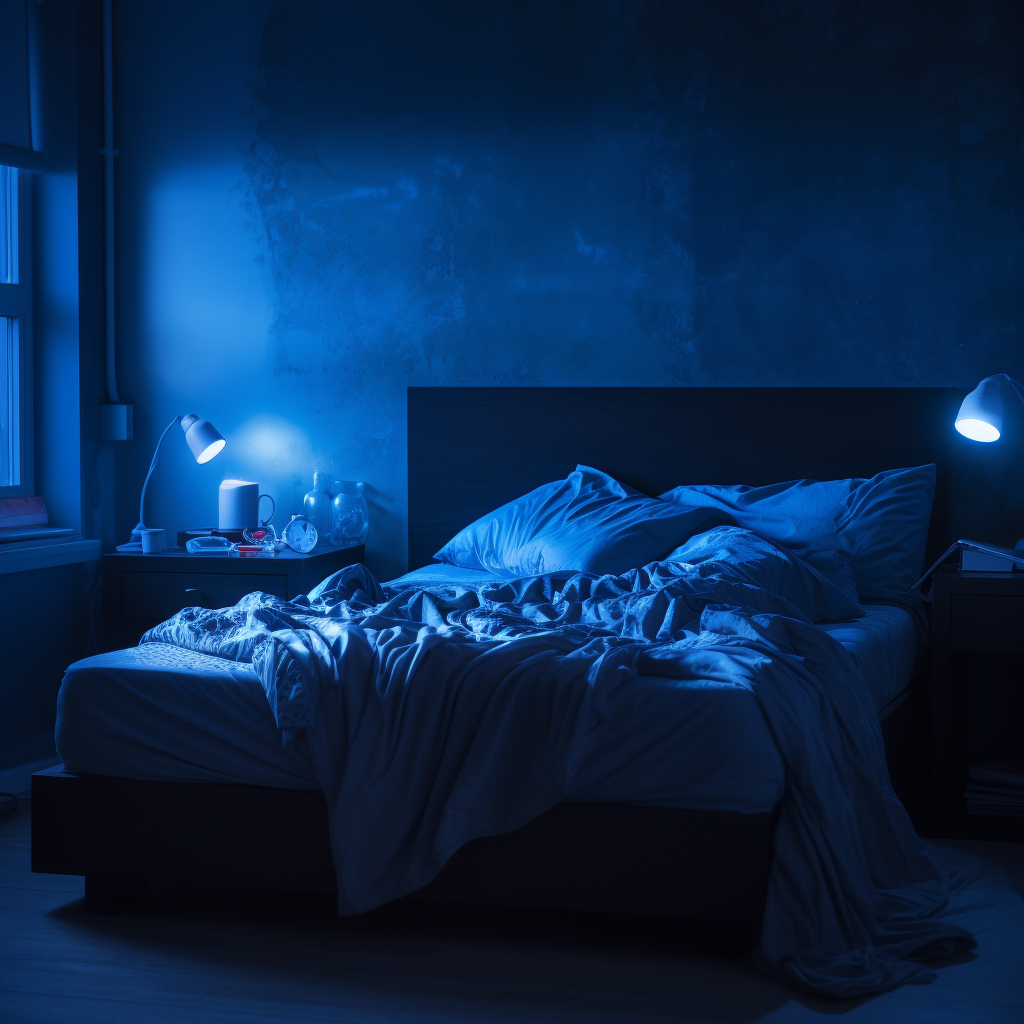 Blue light filter aids sleep quality