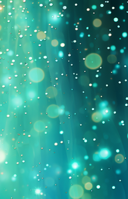 Blue light streaks on a sparkling background