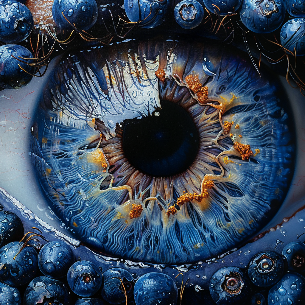 Blueberries for Iris Eye Image