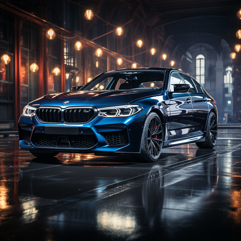 Hyperrealistic BMW M5 F90 Image