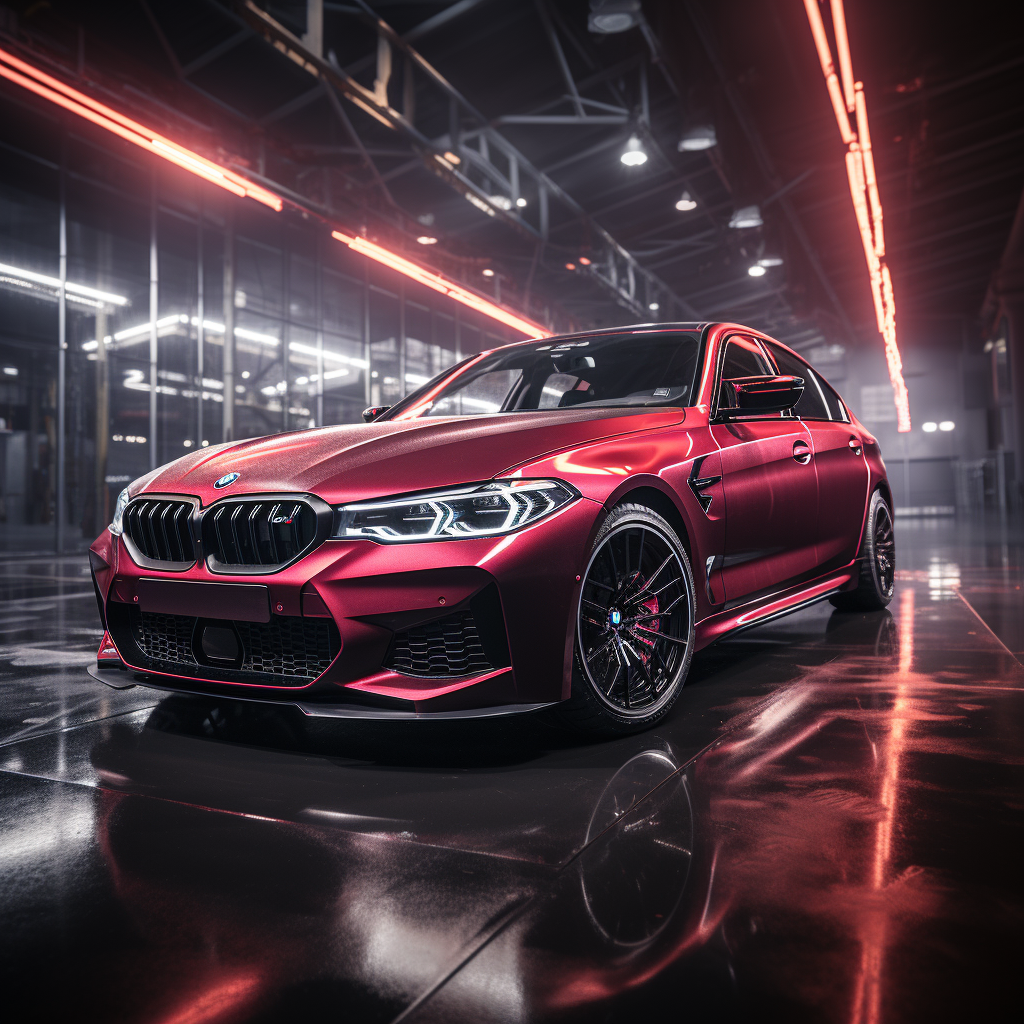 Hyperrealistic BMW M5 Car Image