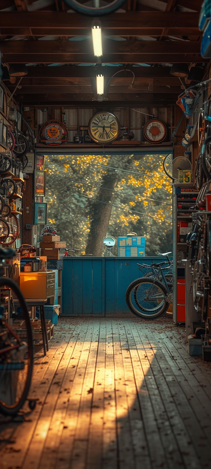 BMX shop in California on sunny day