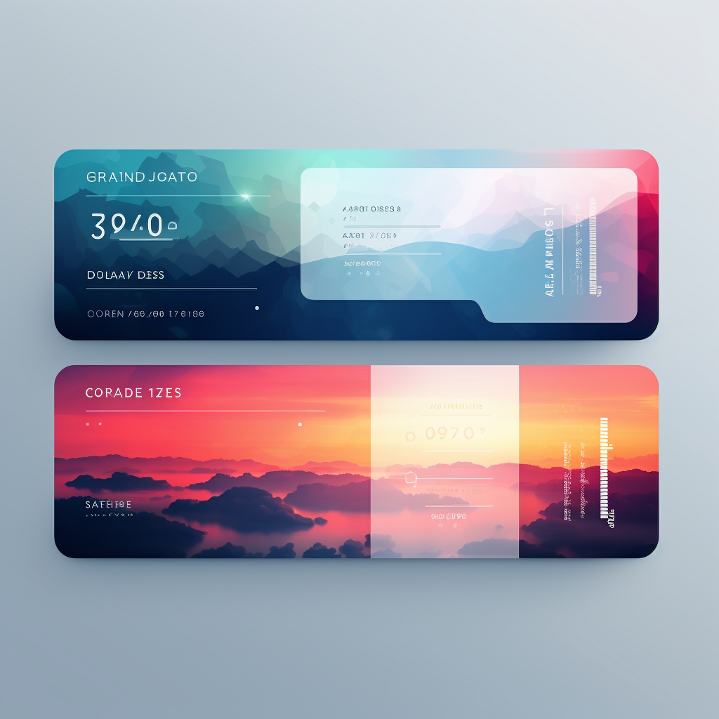 Travel boarding pass template design