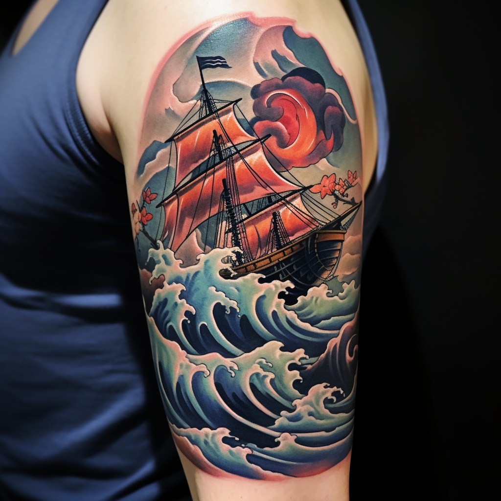 Boat Arm Tattoo Dangerous Waters