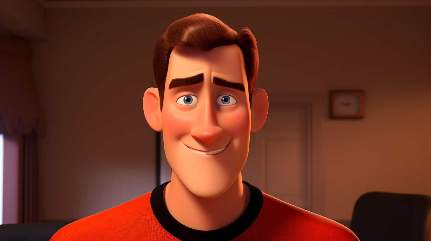 Bob Parr Face from The Incredibles